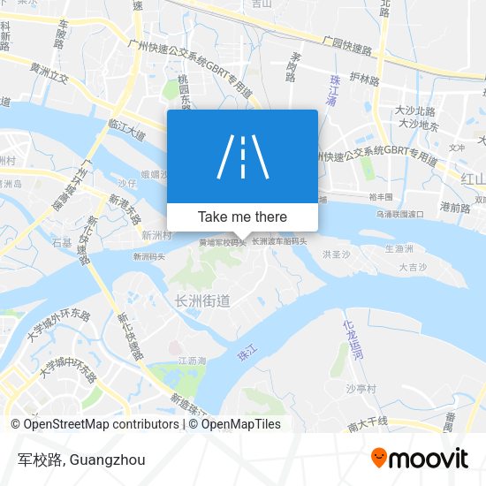 军校路 map