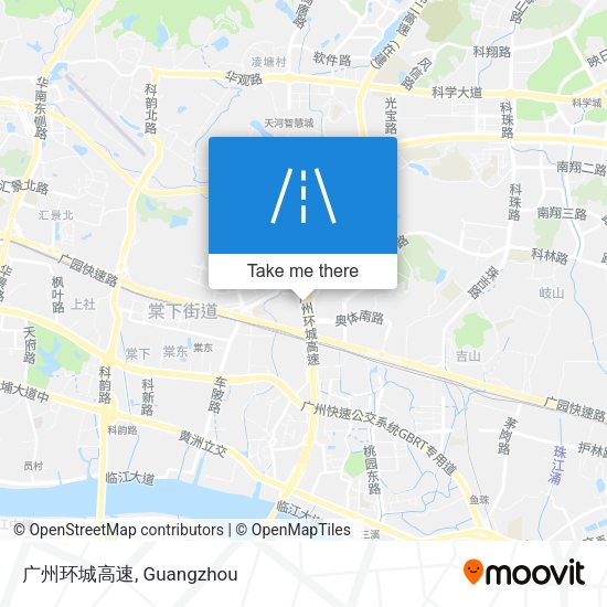 广州环城高速 map