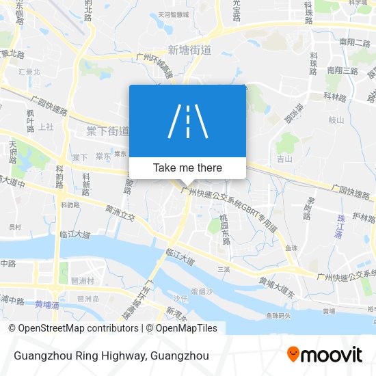 Guangzhou Ring Highway map