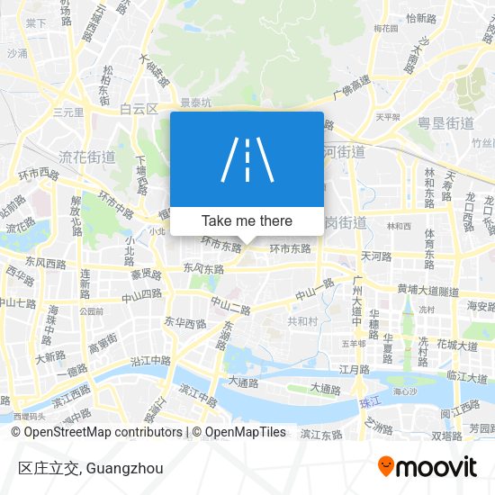 区庄立交 map