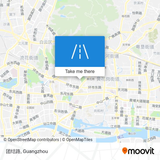 团结路 map