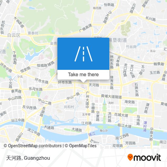 天河路 map