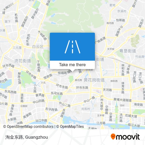 淘金东路 map