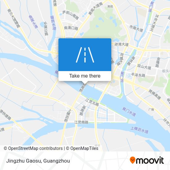 Jingzhu Gaosu map