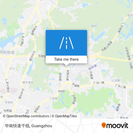 华南快速干线 map