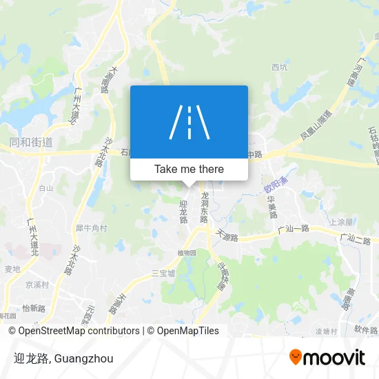 迎龙路 map