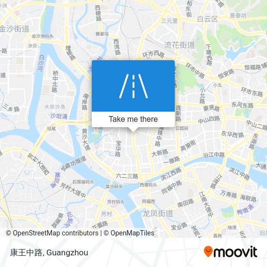 康王中路 map