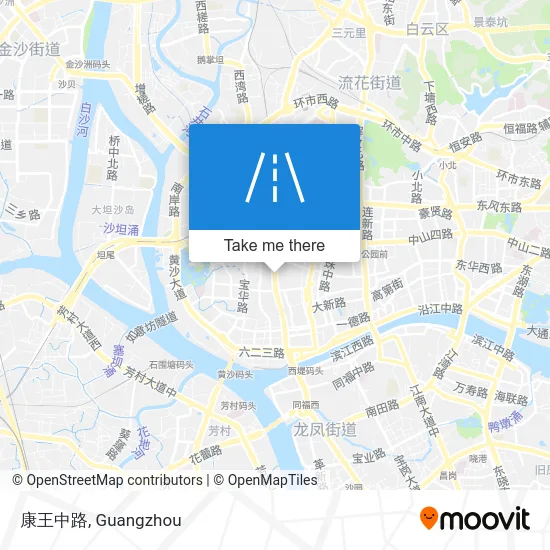 康王中路 map