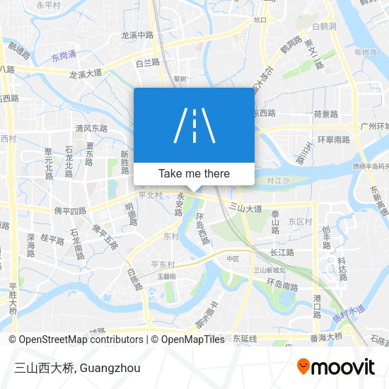三山西大桥 map