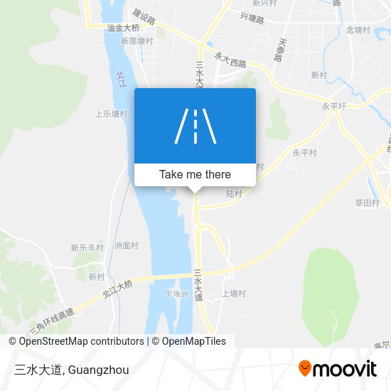三水大道 map