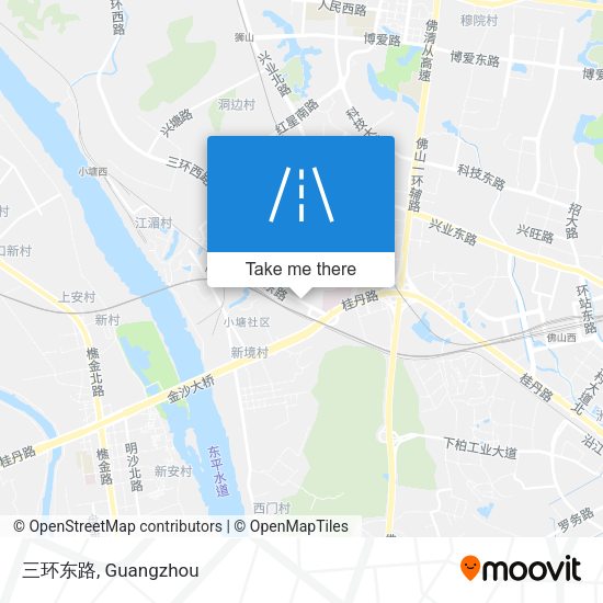 三环东路 map