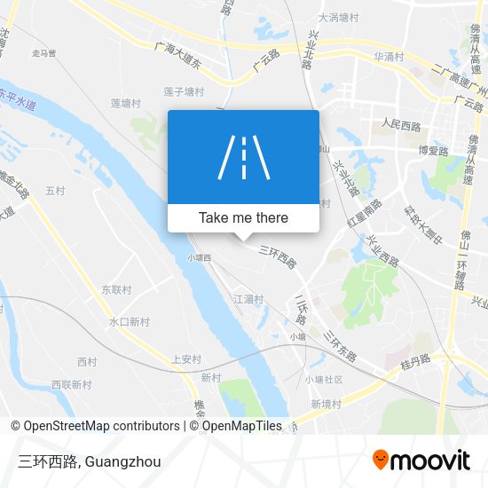 三环西路 map