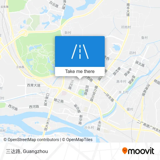 三达路 map