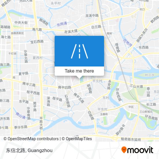 东信北路 map