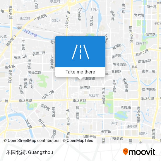 乐园北街 map