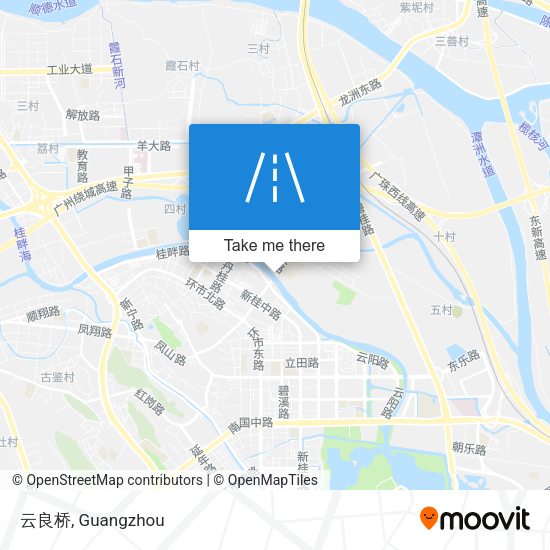 云良桥 map