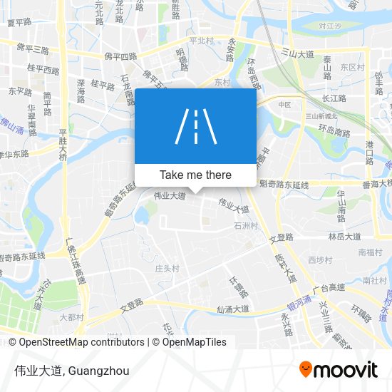 伟业大道 map