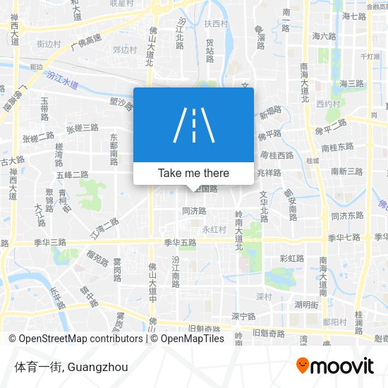 体育一街 map