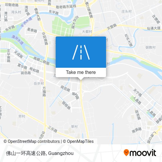 佛山一环高速公路 map