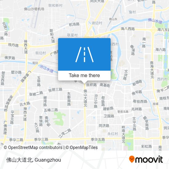佛山大道北 map