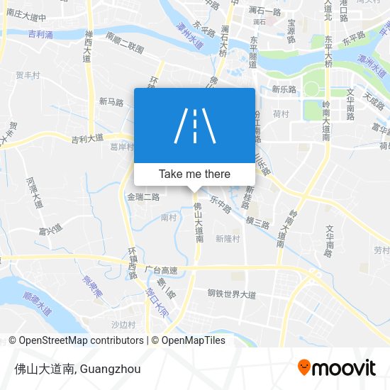 佛山大道南 map