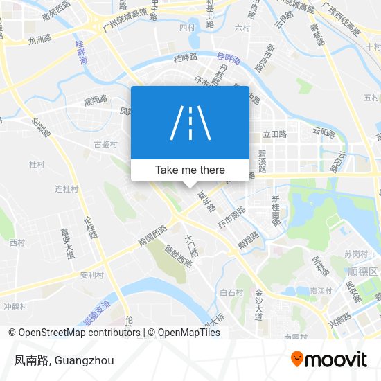 凤南路 map