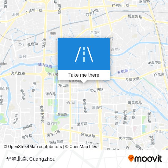 华翠北路 map