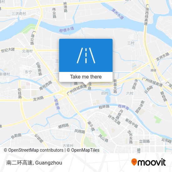 南二环高速 map