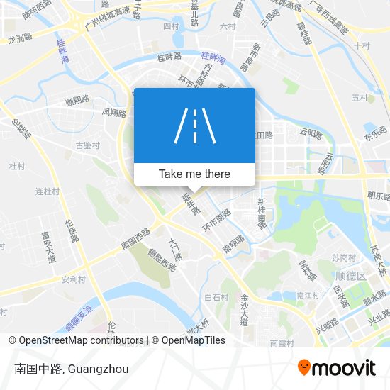 南国中路 map