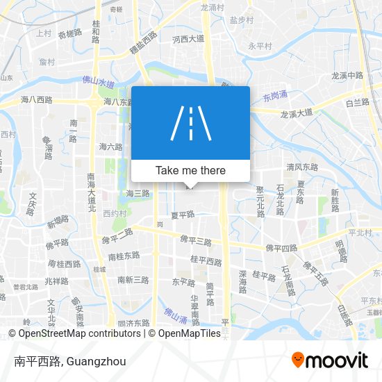南平西路 map