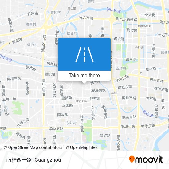 南桂西一路 map