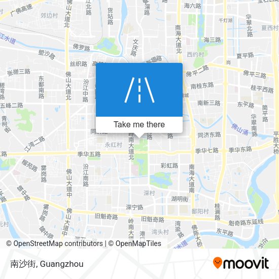 南沙街 map