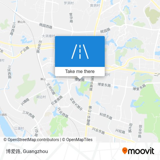 博爱路 map