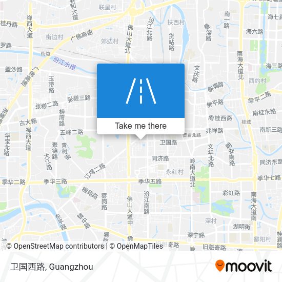 卫国西路 map