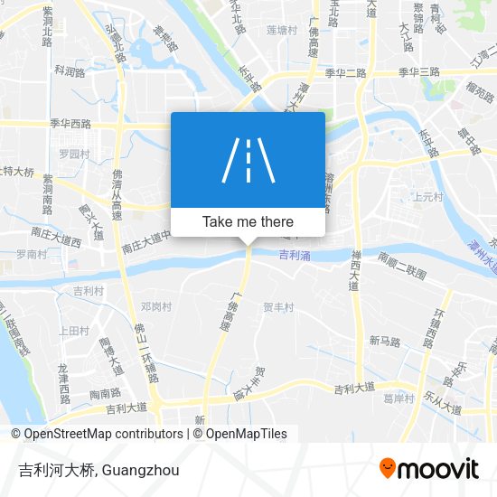 吉利河大桥 map