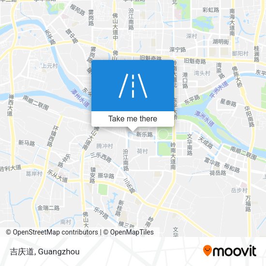 吉庆道 map