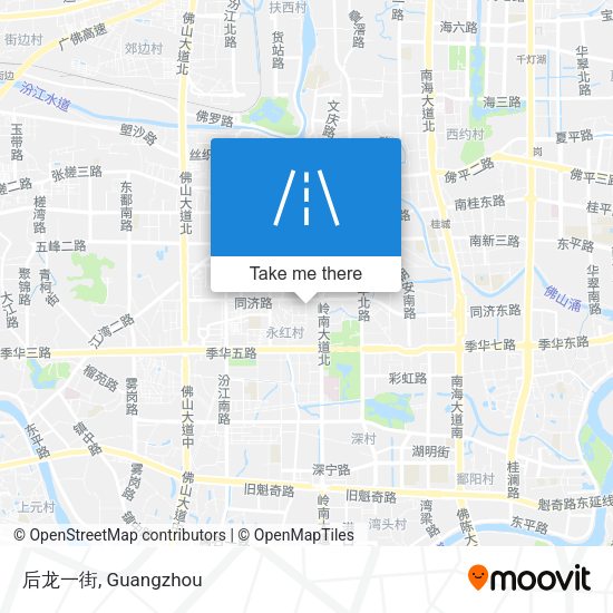 后龙一街 map