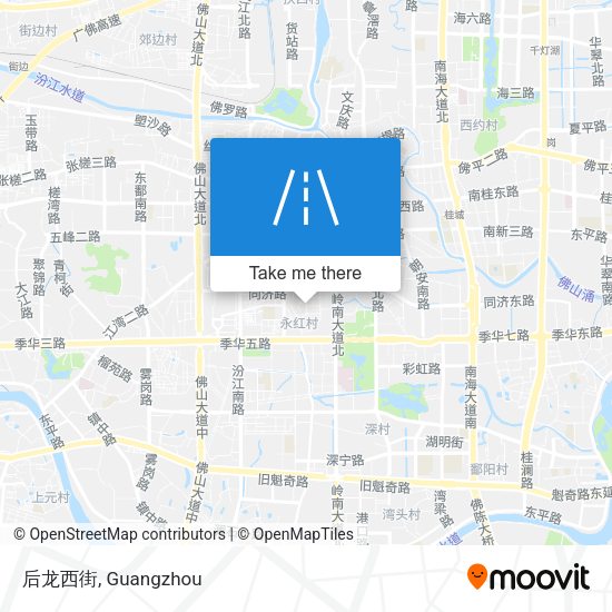 后龙西街 map