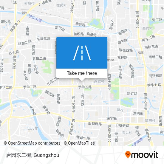 唐园东二街 map