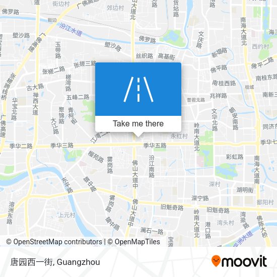 唐园西一街 map