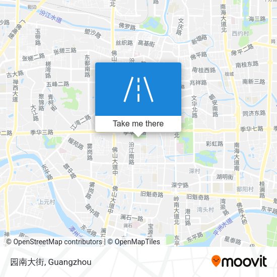 园南大街 map