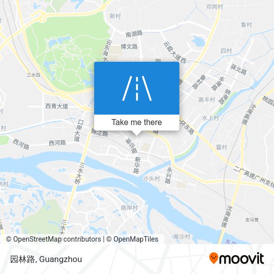 园林路 map