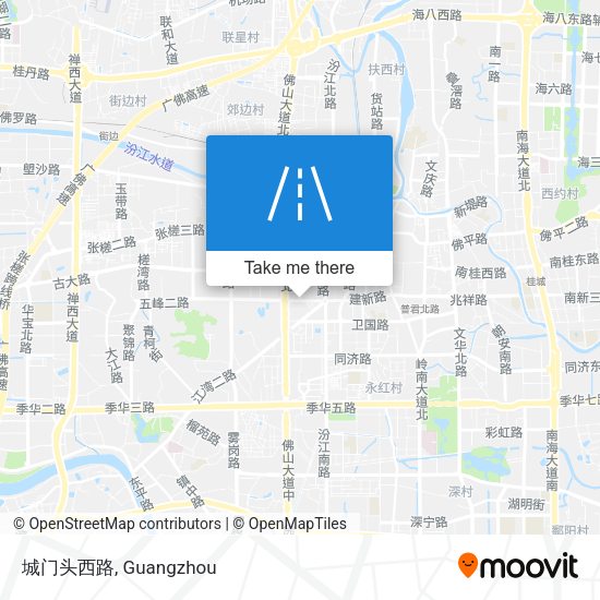 城门头西路 map