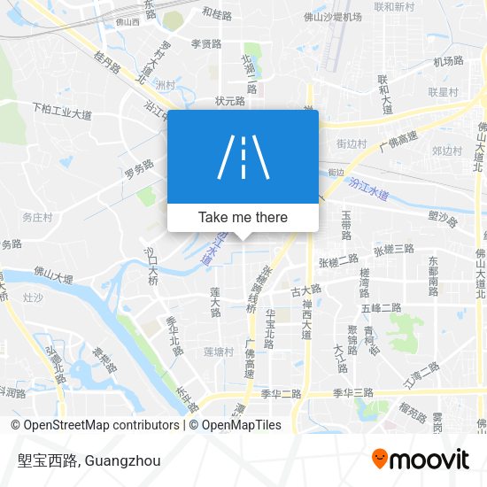 塱宝西路 map