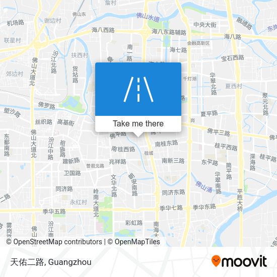 天佑二路 map