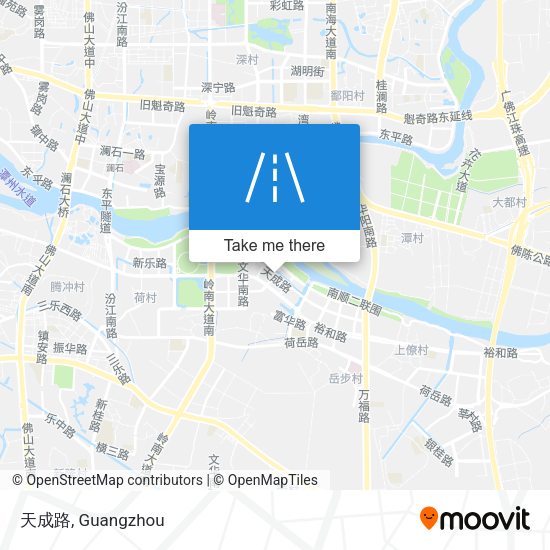 天成路 map
