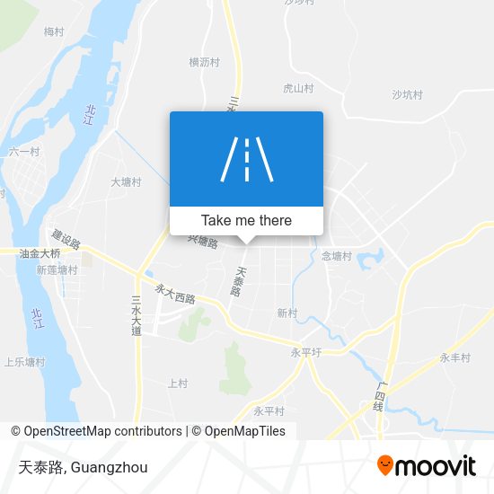 天泰路 map