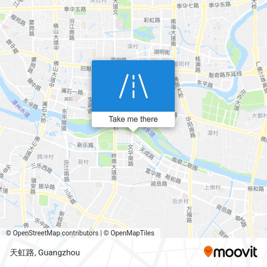 天虹路 map