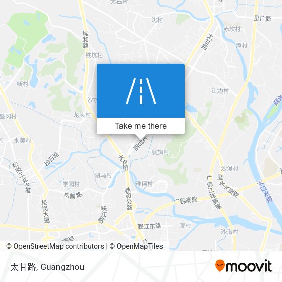 太甘路 map