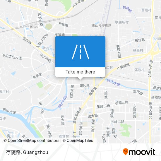 存院路 map